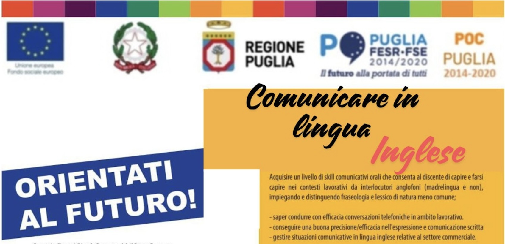 Comunicare in Lingua inglese